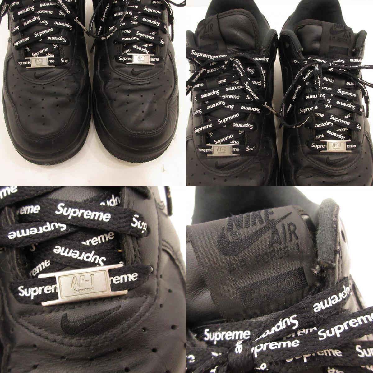 Supreme | シュプリーム AIR FORCE 1 LOW スニーカー CU9225-001 ×NIKE ブラック 27cm【姫路東店】