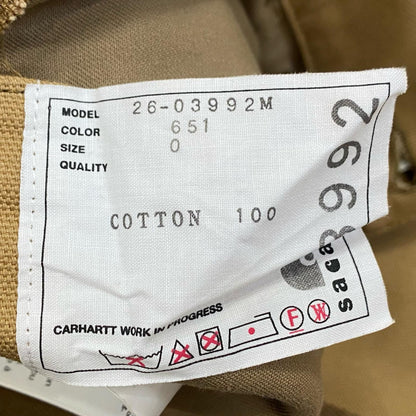 Sacai | サカイ ×Carehartt Duck Wide Pants パンツ 26-03992M ｻｲｽﾞ:0 ブラウン【姫路東店】