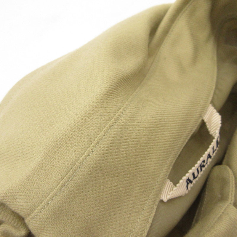 AURALEE | オーラリー SUPER LIGHT WOOL SHIRT 長袖シャツ A25AS01OS ライトグリーン サイズ：3【姫路東店】