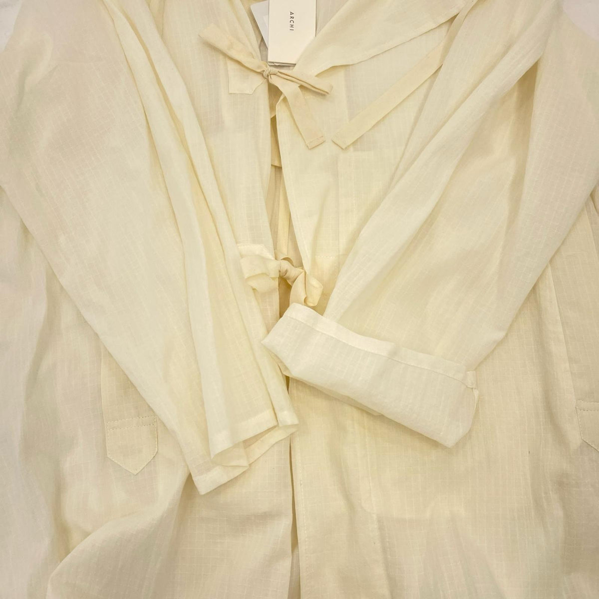 archi | アーキ RUMEX HOOD LONG SHIRT ワンピース AS20-G2 アイボリー サイズ：S【姫路東店】