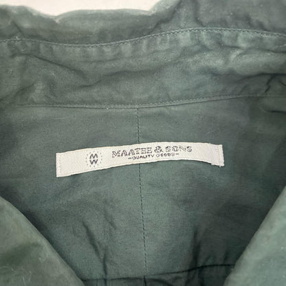 MAATEE&SONS｜マーティーアンドサンズ Regular Collar Elizabeth 長袖シャツ MT2303-0601D グリーン サイズ：2【姫路東店】