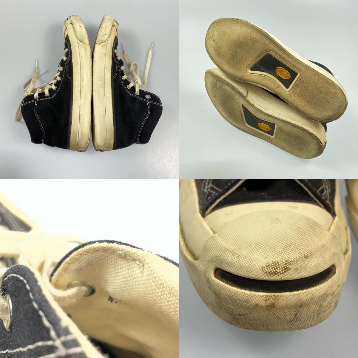 CONVERSE ADDICT | コンバースエディクト JACK PURCELL CANVAS MID スニーカー 1AD673 26.5cm ブラック【姫路東店】