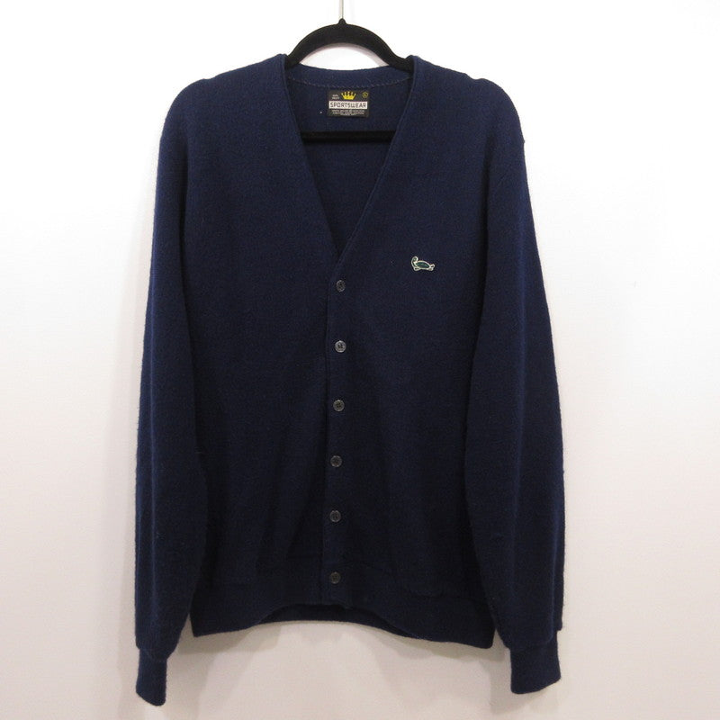 SPORTSWEAR　カーディガン 年式:70s-80s ネイビー サイズ：L【姫路東店】