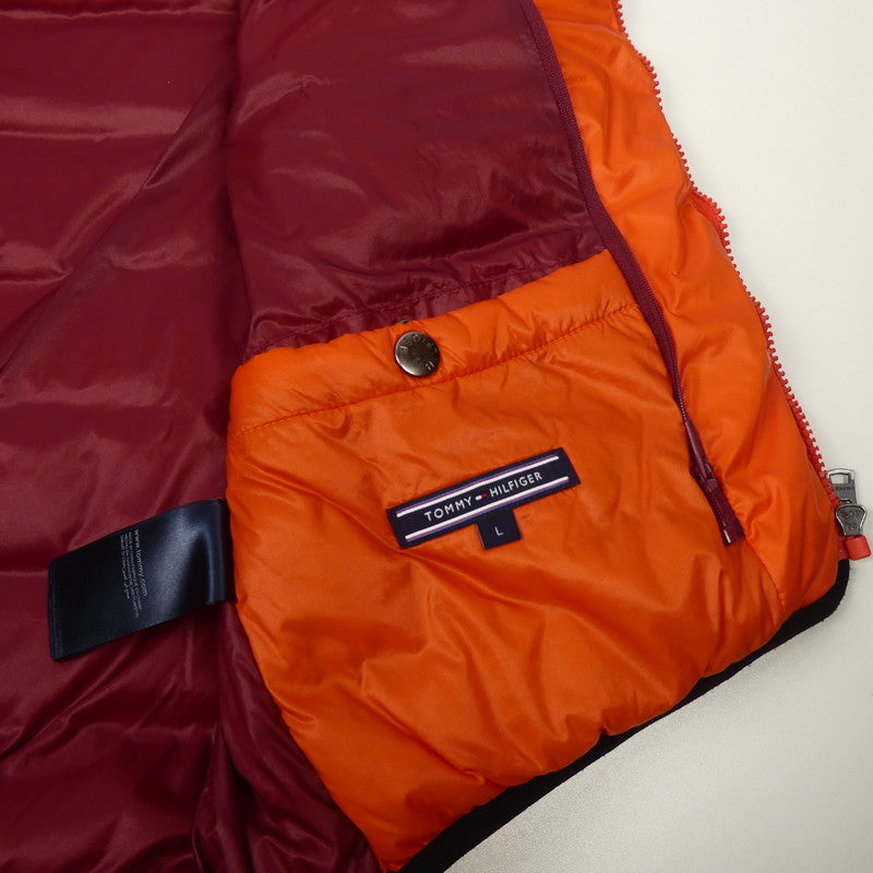 TOMMY HILFIGER | トミーヒルフィガー 中綿ベスト 0887866117 オレンジ サイズ：L【姫路東店】