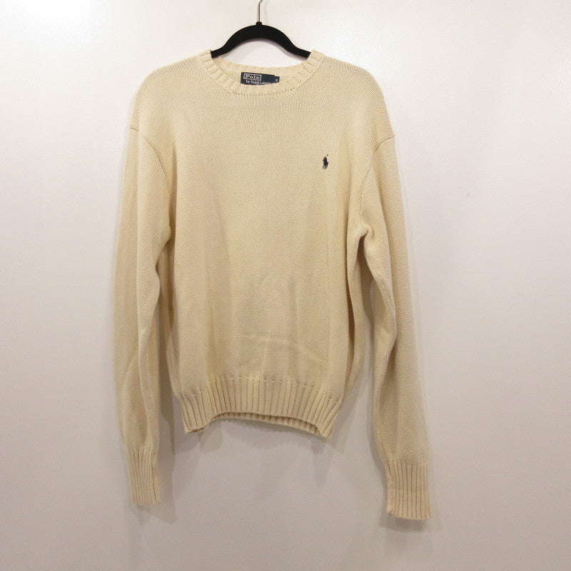 POLO RALPH LAUREN | ポロ・ラルフローレン セーター 年式:90s アイボリー サイズ：M【姫路東店】