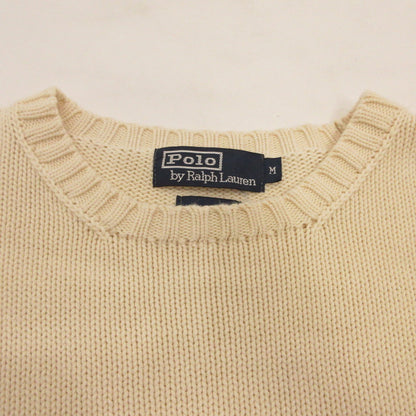 POLO RALPH LAUREN | ポロ・ラルフローレン セーター 年式:90s アイボリー サイズ：M【姫路東店】