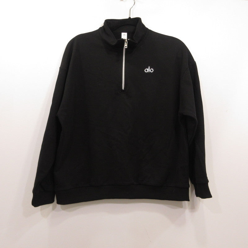 ALO YOGA アローヨガ Accolade 1/4 Zip Pullove スウェット W51432R ブラック サイズ：S【姫路東店】