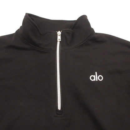 ALO YOGA アローヨガ Accolade 1/4 Zip Pullove スウェット W51432R ブラック サイズ：S【姫路東店】
