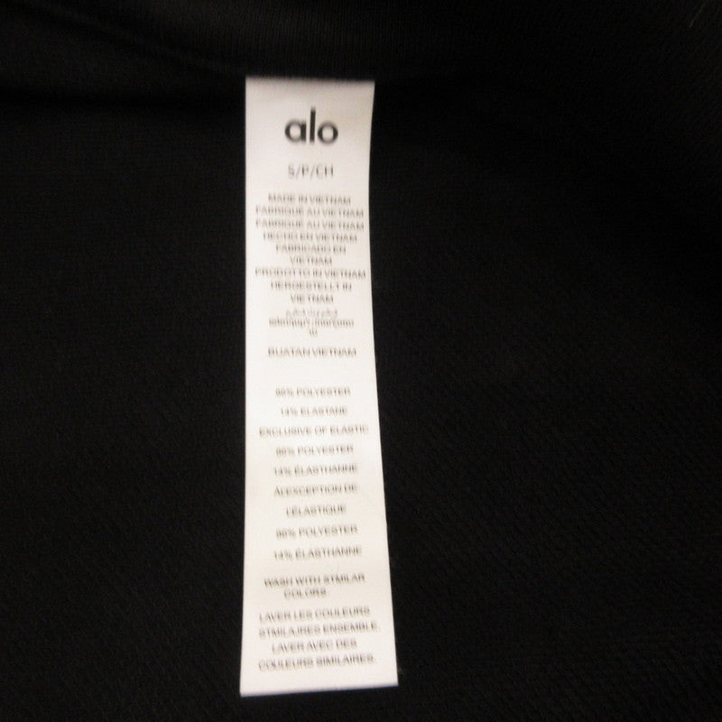 ALO YOGA アローヨガ Accolade 1/4 Zip Pullove スウェット W51432R ブラック サイズ：S【姫路東店】