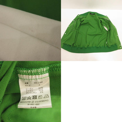 RESOUND CLOTHING | リサウンドクロージング RC Jersey OVER VARSITY JACKET スタジャン R25-C008 グリーン サイズ：2【姫路東店】