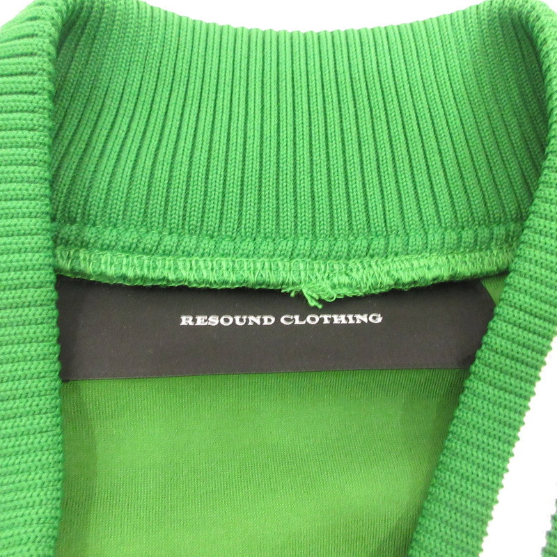 RESOUND CLOTHING | リサウンドクロージング RC Jersey OVER VARSITY JACKET スタジャン R25-C008 グリーン サイズ：2【姫路東店】