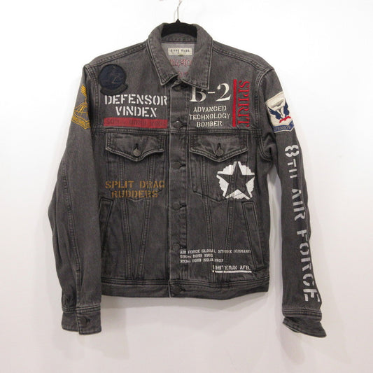 AVIREX | アヴィレックス B-2 IMPACT DENIM JACKET デニム 6102134 ブラック サイズ：M【姫路東店】