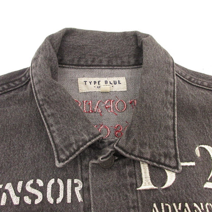 AVIREX | アヴィレックス B-2 IMPACT DENIM JACKET デニム 6102134 ブラック サイズ：M【姫路東店】