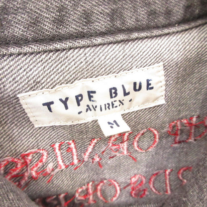 AVIREX | アヴィレックス B-2 IMPACT DENIM JACKET デニム 6102134 ブラック サイズ：M【姫路東店】