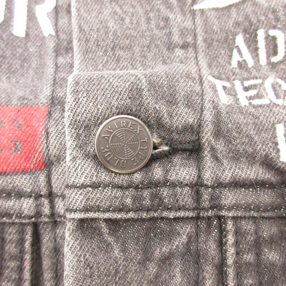 AVIREX | アヴィレックス B-2 IMPACT DENIM JACKET デニム 6102134 ブラック サイズ：M【姫路東店】