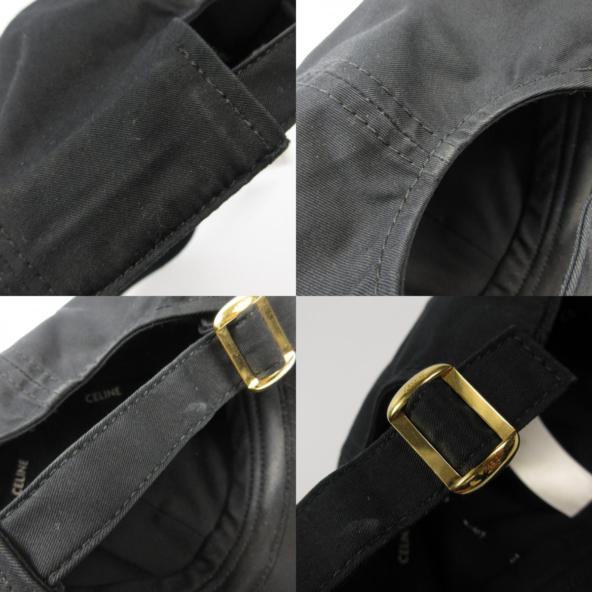 CELINE | セリーヌ キャップ 2AUT6969P 国内正規タグ ブラック【姫路東店】