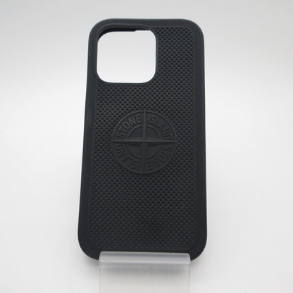 STONE ISLAND | ストーンアイランド RUBBERISED SILICONE その他小物 9500009 iPhone 16 Pro スマホ・携帯ケース ブラック【姫路東店】