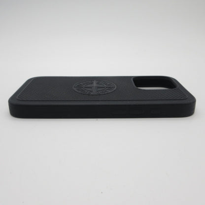 STONE ISLAND | ストーンアイランド RUBBERISED SILICONE その他小物 9500009 iPhone 16 Pro スマホ・携帯ケース ブラック【姫路東店】