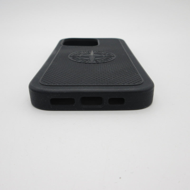 STONE ISLAND | ストーンアイランド RUBBERISED SILICONE その他小物 9500009 iPhone 16 Pro スマホ・携帯ケース ブラック【姫路東店】