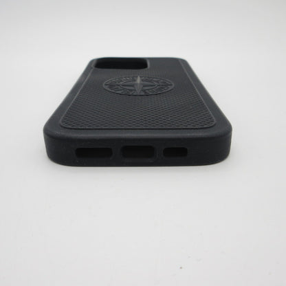 STONE ISLAND | ストーンアイランド RUBBERISED SILICONE その他小物 9500009 iPhone 16 Pro スマホ・携帯ケース ブラック【姫路東店】