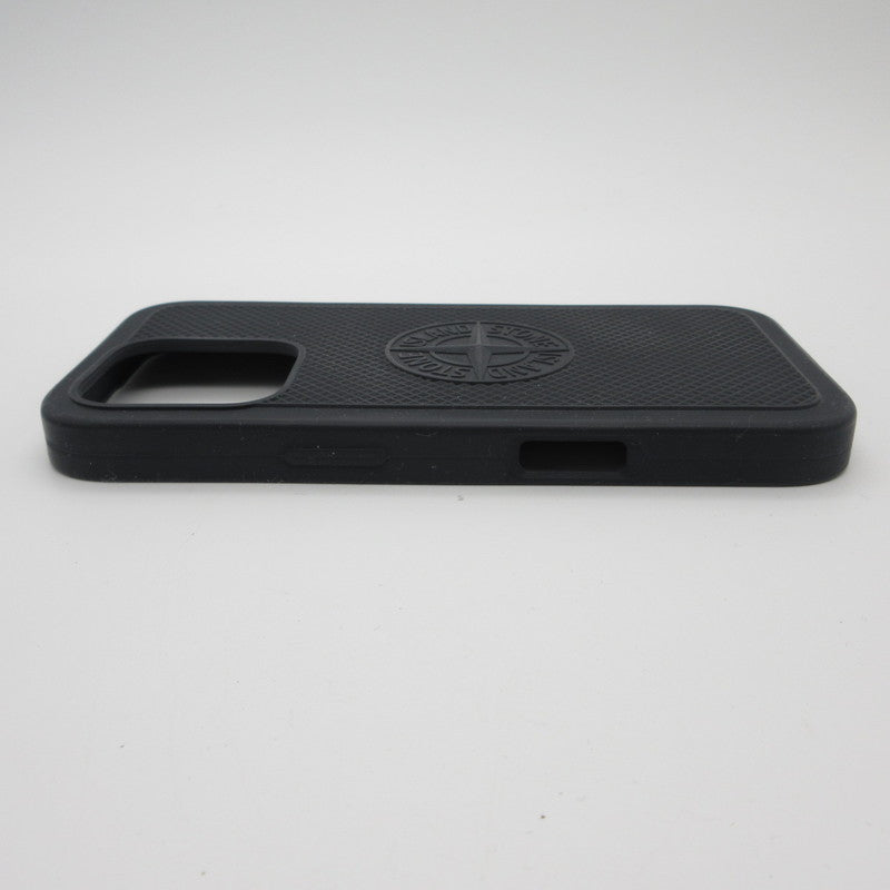 STONE ISLAND | ストーンアイランド RUBBERISED SILICONE その他小物 9500009 iPhone 16 Pro スマホ・携帯ケース ブラック【姫路東店】