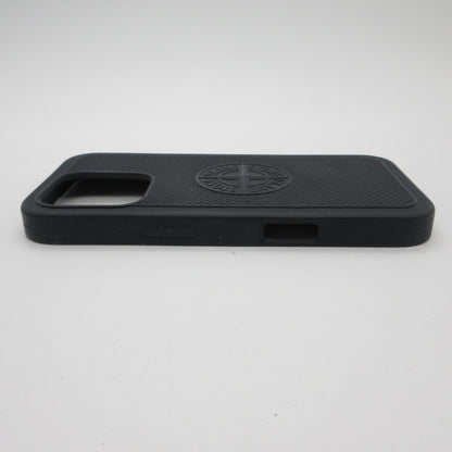 STONE ISLAND | ストーンアイランド RUBBERISED SILICONE その他小物 9500009 iPhone 16 Pro スマホ・携帯ケース ブラック【姫路東店】