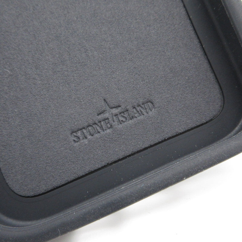 STONE ISLAND | ストーンアイランド RUBBERISED SILICONE その他小物 9500009 iPhone 16 Pro スマホ・携帯ケース ブラック【姫路東店】