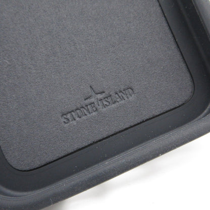 STONE ISLAND | ストーンアイランド RUBBERISED SILICONE その他小物 9500009 iPhone 16 Pro スマホ・携帯ケース ブラック【姫路東店】
