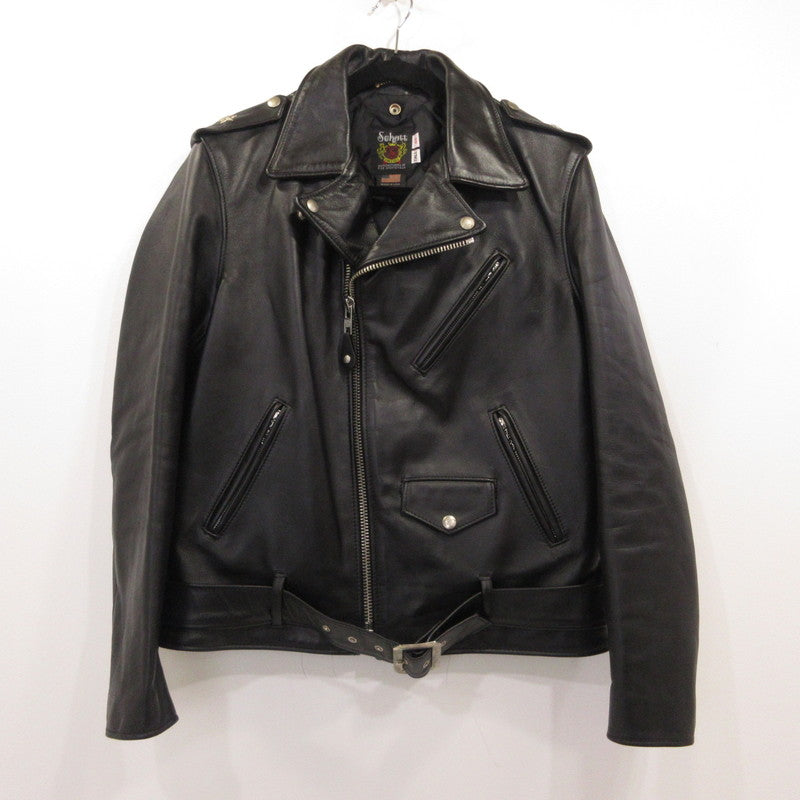 schott | ショット 613UST ONESTAR TALL レザー 7825950017 ブラック サイズ：40【姫路東店】