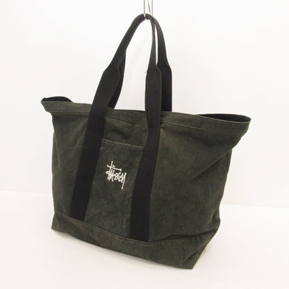 STUSSY | ステューシー CANVAS EXTRA LARGE TOTE トートバッグ ブラック【姫路東店】
