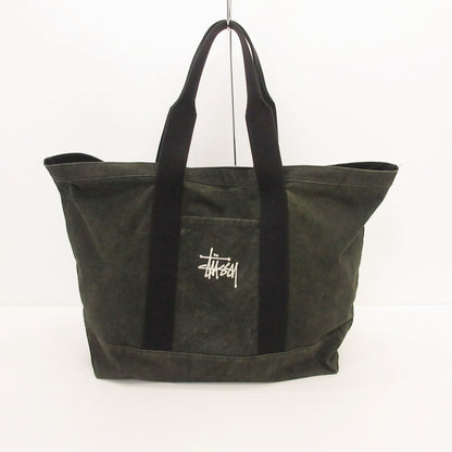 STUSSY | ステューシー CANVAS EXTRA LARGE TOTE トートバッグ ブラック【姫路東店】