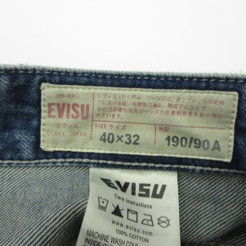EVISU | エヴィス 7-POCKET DAICOCK SHADOW WASHED JEANS デニムパンツ 2ESHTM6JE104030DN サイズ:W40 ブルー【姫路東店】