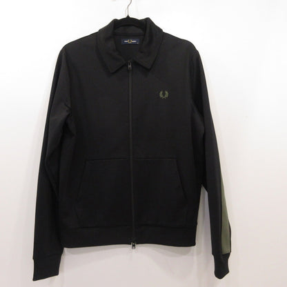 FRED PERRY | フレッドペリー Tape Datail Collared Track Jacket ジャージ J7827 ブラック サイズ：M【姫路東店】