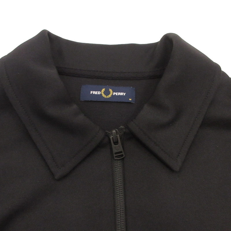 FRED PERRY | フレッドペリー Tape Datail Collared Track Jacket ジャージ J7827 ブラック サイズ：M【姫路東店】