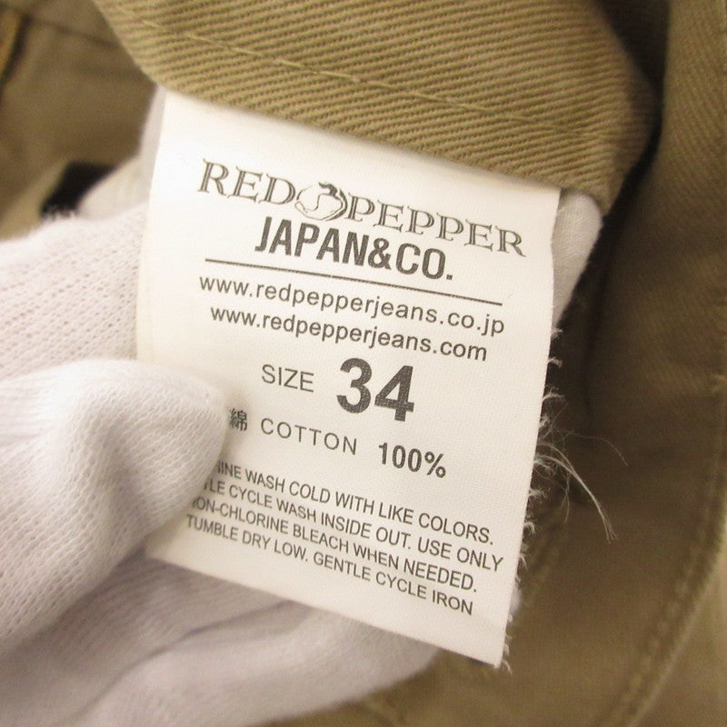 RED PEPPER | レッドペッパー チノパンツ EH6172 ×ED HARDY ベージュ サイズ：34【姫路東店】