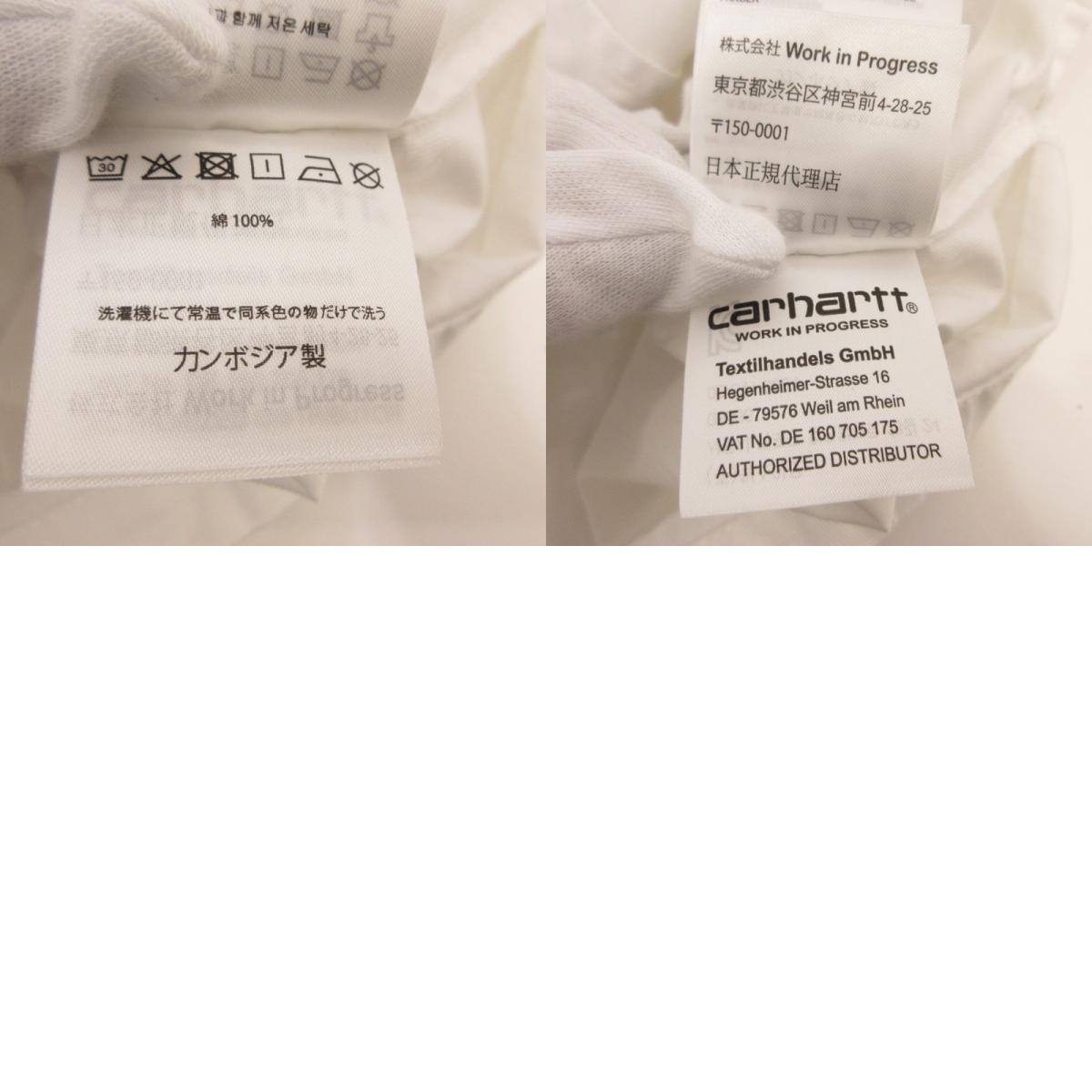 Carhartt WIP | カーハートダブリューアイピー S/S Carhartt Lounge Shirt 半袖シャツ I030046 ホワイト サイズ：S【姫路東店】