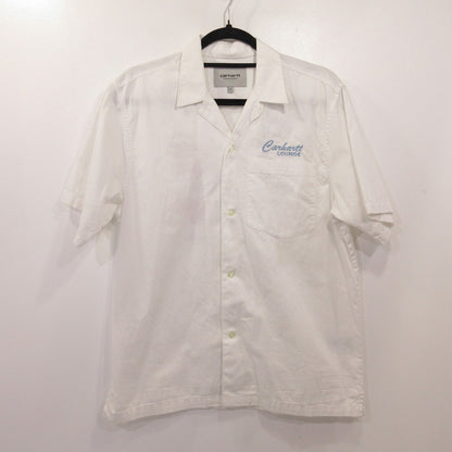Carhartt WIP | カーハートダブリューアイピー S/S Carhartt Lounge Shirt 半袖シャツ I030046 ホワイト サイズ：S【姫路東店】