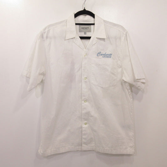 Carhartt WIP | カーハートダブリューアイピー S/S Carhartt Lounge Shirt 半袖シャツ I030046 ホワイト サイズ：S【姫路東店】