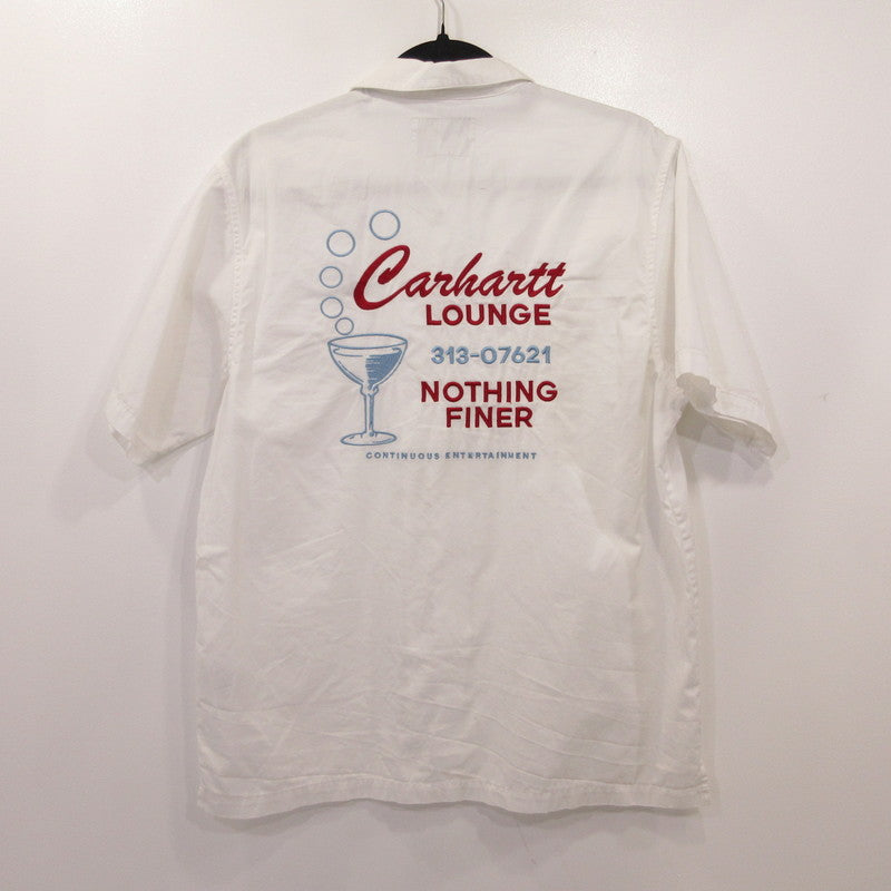 Carhartt WIP | カーハートダブリューアイピー S/S Carhartt Lounge Shirt 半袖シャツ I030046 ホワイト サイズ：S【姫路東店】