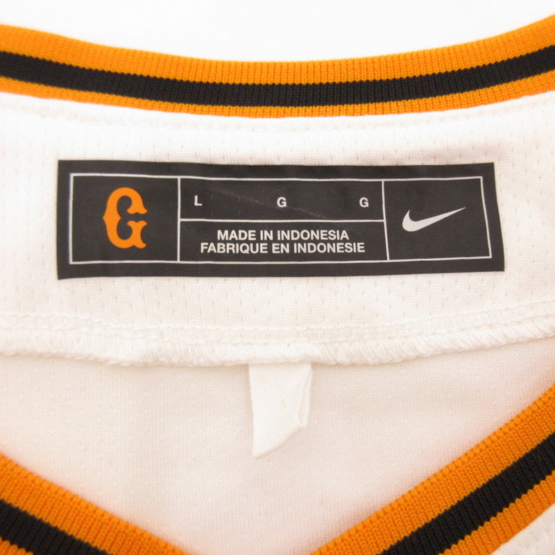 NIKE | ナイキ 読売ジャイアンツ #6 レプリカユニフォーム 半袖シャツ TGLM-07Z8 専売 ホワイト サイズ：L【姫路東店】