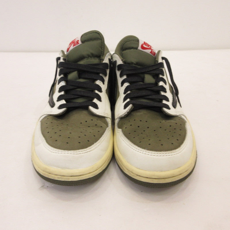 NIKE | ナイキ×Travis Scott AIR JORDAN 1 LOW OG SP REVERSE OLIVE スニーカー DM7866-200 オリーブ【姫路東店】