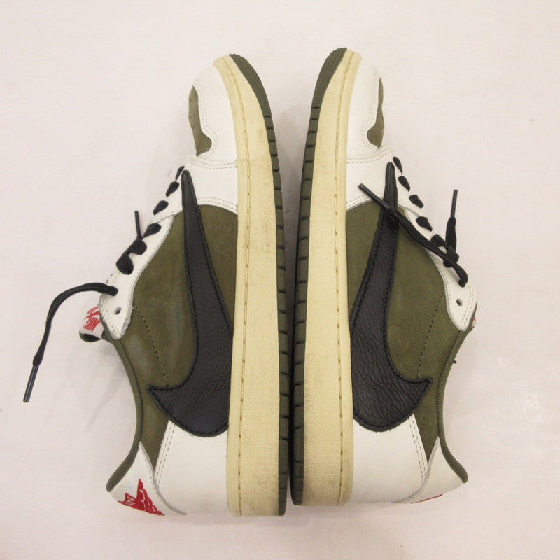 NIKE | ナイキ×Travis Scott AIR JORDAN 1 LOW OG SP REVERSE OLIVE スニーカー DM7866-200 オリーブ【姫路東店】