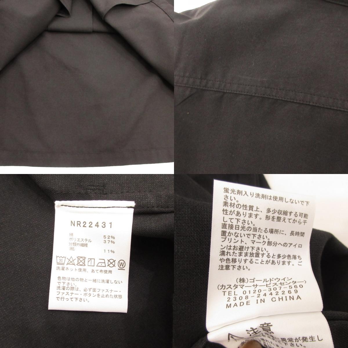 THE NORTH FACE | ザ・ノースフェイス Utility S/S Shirt 半袖シャツ NR22431 ブラック サイズ：S【姫路東店】