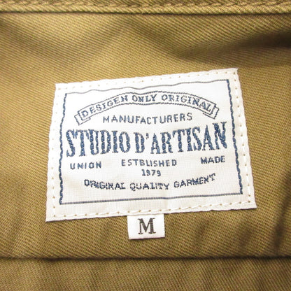 STUDIO DARTISAN | ステュディオダルチザン 長袖シャツ 5575 ブラウン サイズ：M【姫路東店】