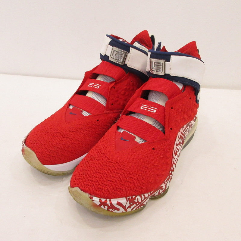 NIKE | ナイキ Lebron 17 'Graffiti Remix Red' スニーカー CT6047-600 専売 レッド 30cm【姫路東店】