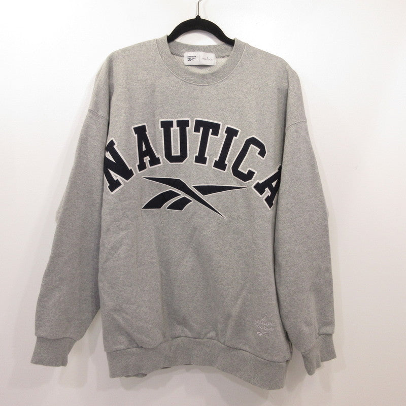 NAUTICA | ノーティカ スウェット 253-1255 ×Reebok グレー サイズ：L【姫路東店】