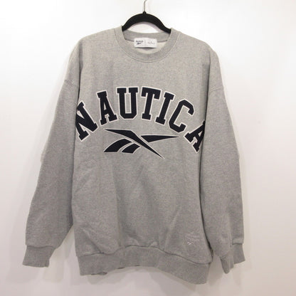 NAUTICA | ノーティカ スウェット 253-1255 ×Reebok グレー サイズ：L【姫路東店】