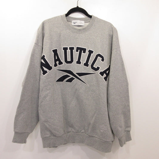 NAUTICA | ノーティカ スウェット 253-1255 ×Reebok グレー サイズ：L【姫路東店】