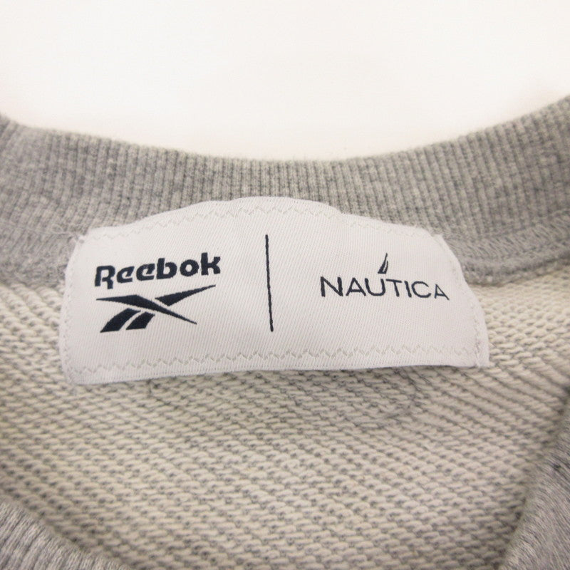 NAUTICA | ノーティカ スウェット 253-1255 ×Reebok グレー サイズ：L【姫路東店】