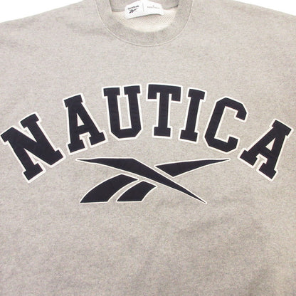 NAUTICA | ノーティカ スウェット 253-1255 ×Reebok グレー サイズ：L【姫路東店】